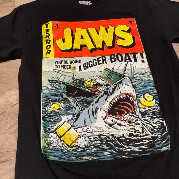 Retro Jaws Movie Shirt Mens Terror Classic Size Small - Picture 2 of 4